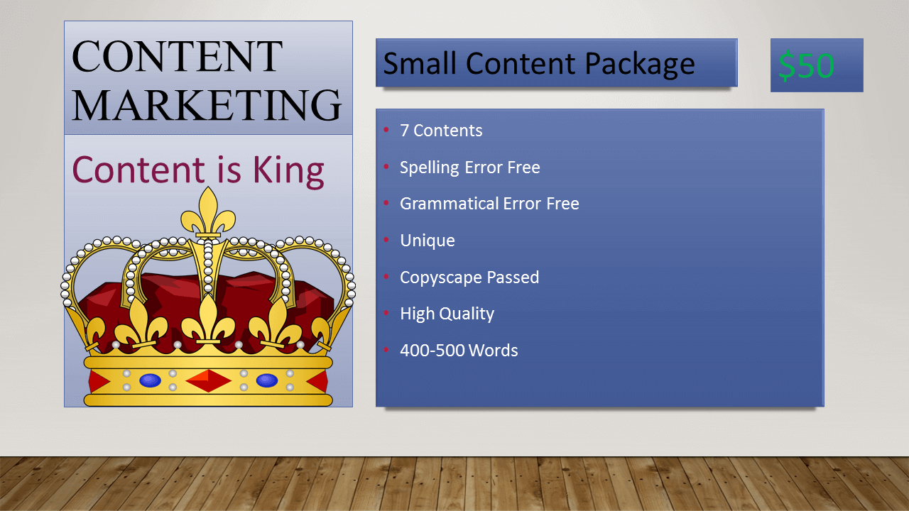 Small Content Package in Bangladesh