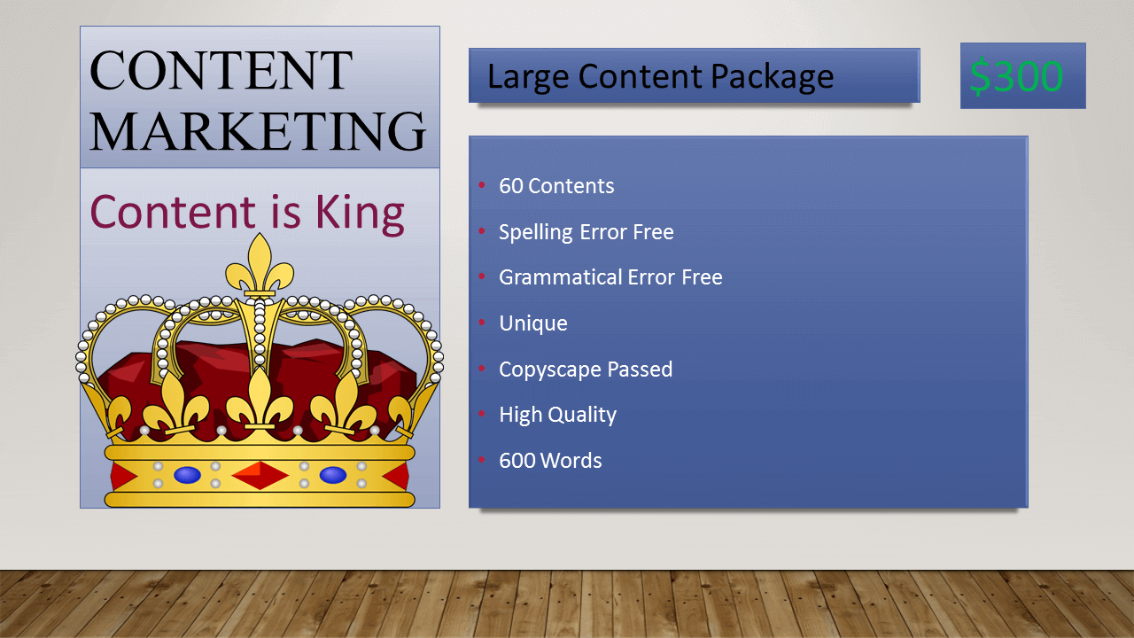 Large Content Marketing Package in Bangladesh