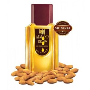Bajaj Almond Drops Non Sticky Hair Oil with Vitamin E 100 ml