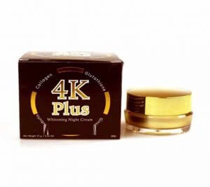 4K Plus Whitening Night Cream Made in Thailand 15 gm