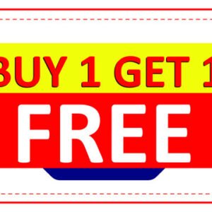 Buy 1 Get 1 Free