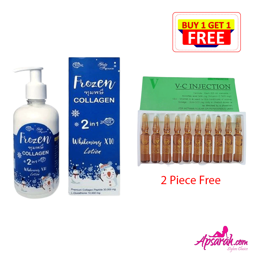 Frozen Collagen Lotion + 2pc VC Injection FREE 1 Frozen Collagen Lotion + 2pc VC Injection FREE