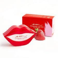 Strawberry Lip Masks with Collagen