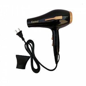 KM-8888 Professional Hair Dryer -Black And Gold