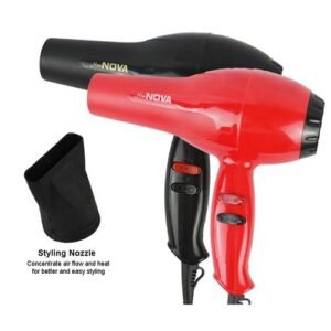 Nova Nv-6130 Professional Hair Dryer 1800 Watt Medium Hair Dryer With 2 Heating Speeds