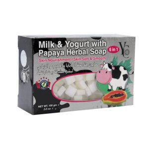 YC MILK &YOGURT WITH PAPAYA HERBAL SOAP 100 GM