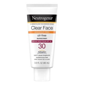 Neutrogena Clear Face Oil Free Sunscreen 30 SPF 88ml (USA)