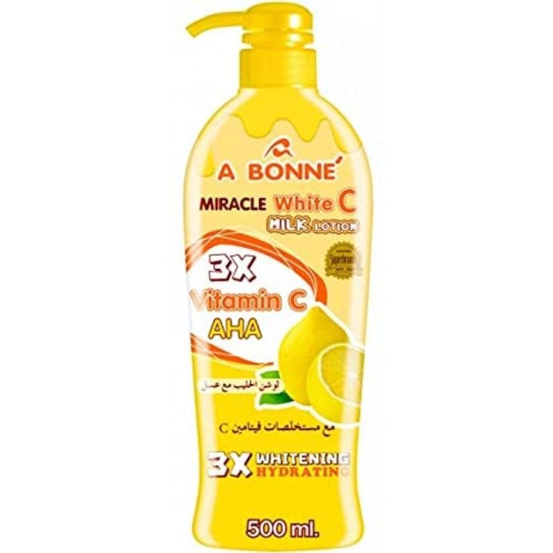 A Bonne Miracle White C Vitamin C And Honey Formula Milk Lotion 500ml ( Thailand) 1 A Bonne Miracle White C Vitamin C And Honey Formula Milk Lotion 500ml ( Thailand)
