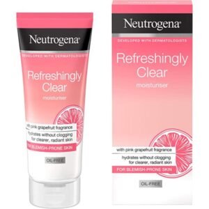 Neutrogena Refreshingly Clear Pink Grapefruit Oil Free Moisturiser 150 ml Tube
