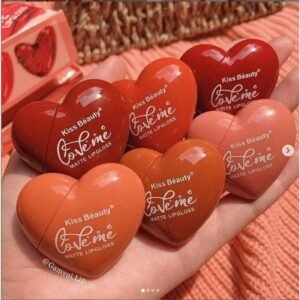 Love heart mini matte lipgloss -1 pcs randomly