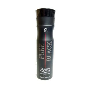 Pure Black Fragranced Body Spray 200ml For Men