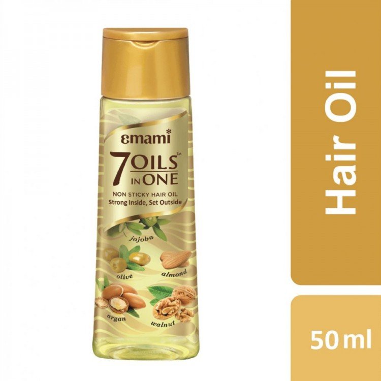 Emami 7 Oils in One Non Sticky Hair Oil (50ml) 1 Emami 7 Oils in One Non Sticky Hair Oil (50ml)