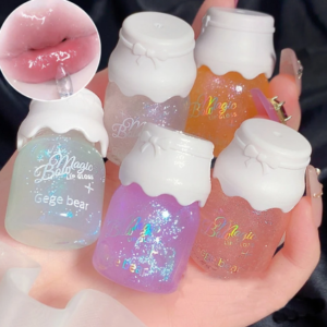 Gege Bear Milk Jar Lip Balm