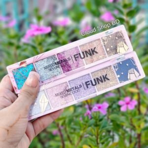 SEVENCOOL MIXED METALS FUNK GLITTER EYESHADOW PALETTE