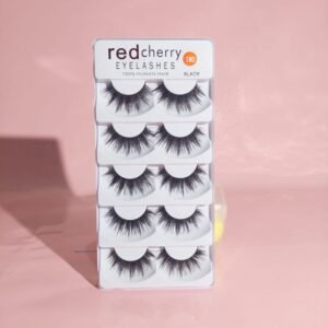 red cherry 5 Pair False Eyelash Set
