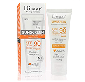 Disaar Facial Body Whitening Sunscreen Cream Spf 90 Sun Block 40 gm