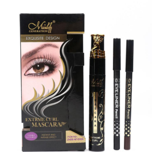 M.N Extreme Curl Thick Mascara With 2 Free Eyeliner Pencils