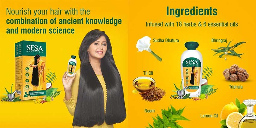 Sesa Ayurvedic Hair Growth Oil 200ml 2
