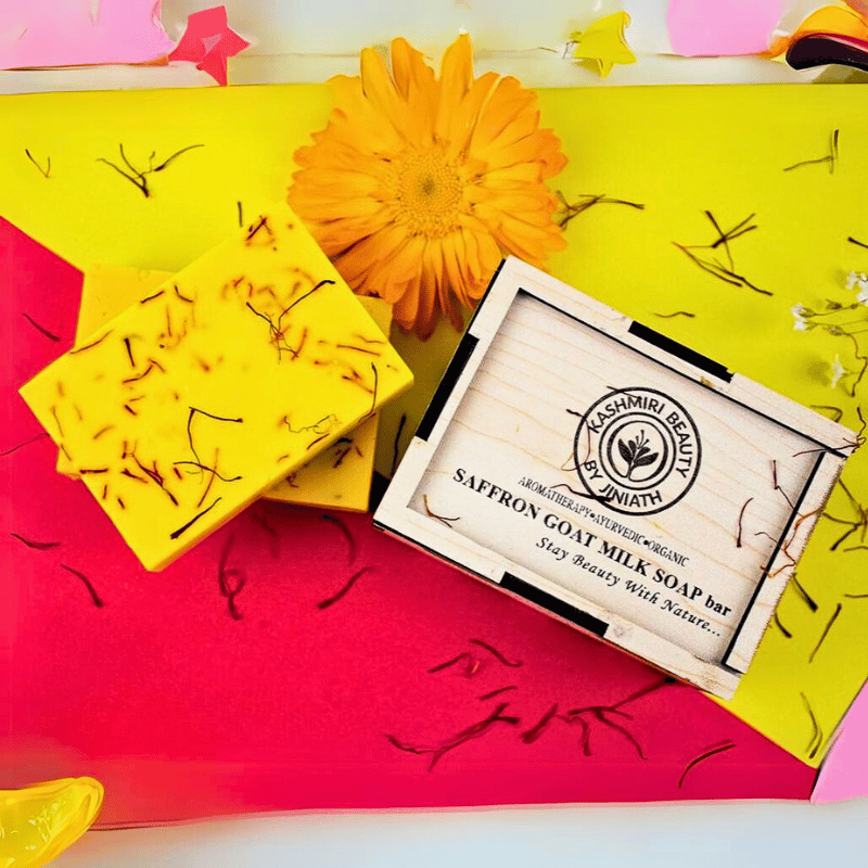 Golden Madina Tulip Hand Made Saffron Goat Milk Bar Soap 1 Pcs - 1 tulip natural, ayurvedic,aromatherapy safron goat mulk soap saffron goat milk soap recipe saffron goat milk soap review saffron milk soap saffron goat milk soap bar saffron goat milk soap benefits