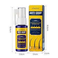 Kormesic Anti-Gray price in Bangladesh Kormesic Anti-Gray Hair Serum is designed to nourish hair follicles and repair hair, targeting the signs of graying. Key features include: -It targets melanin production to restore natural hair color. -The serum contains enriching ingredients for hair health. -It is suitable for all hair types. -The formula is lightweight and non-greasy. -It can help to improve the scalp environment. -Results may be visible within 30 days of use. -It is recommended to shake the product before use. -The serum can be used twice daily, morning and night. .Aimed at preventing and reversing gray hair. .Formulated with natural plant extracts. .Designed to be gentle and harmless to the skin. .Comes in a 1.01 fl oz (30ml) bottle. .May help to strengthen and nourish hair. .Lightweight, non-greasy formula. .Can be used daily on clean hair. .Stimulates melanogenesis to restore natural hair color